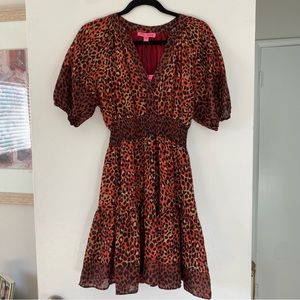 Betsy Johnson Leopard Print Dress